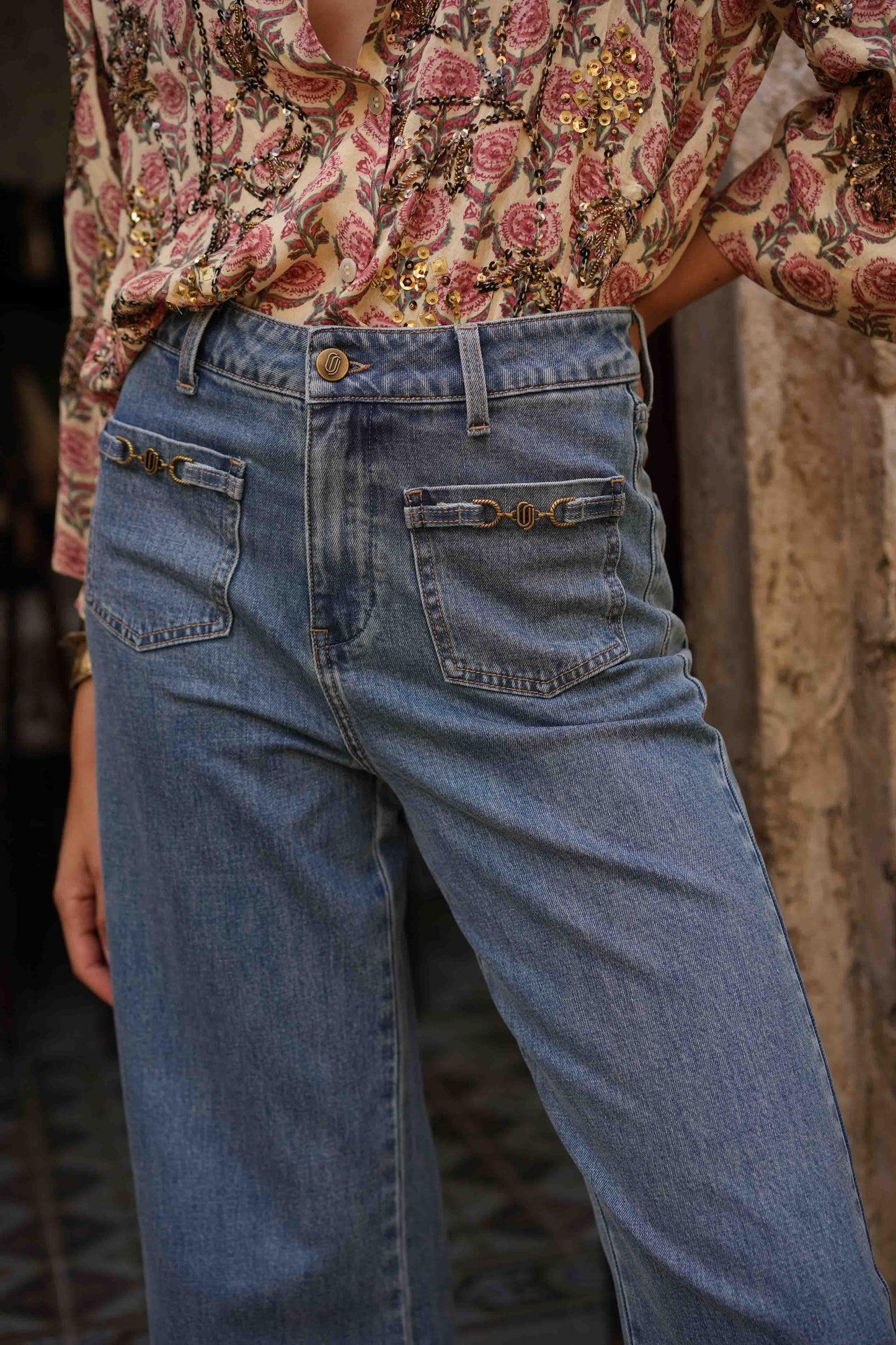 JEANS PALAZZO