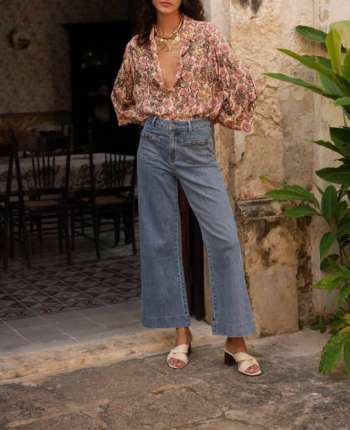 JEANS PALAZZO