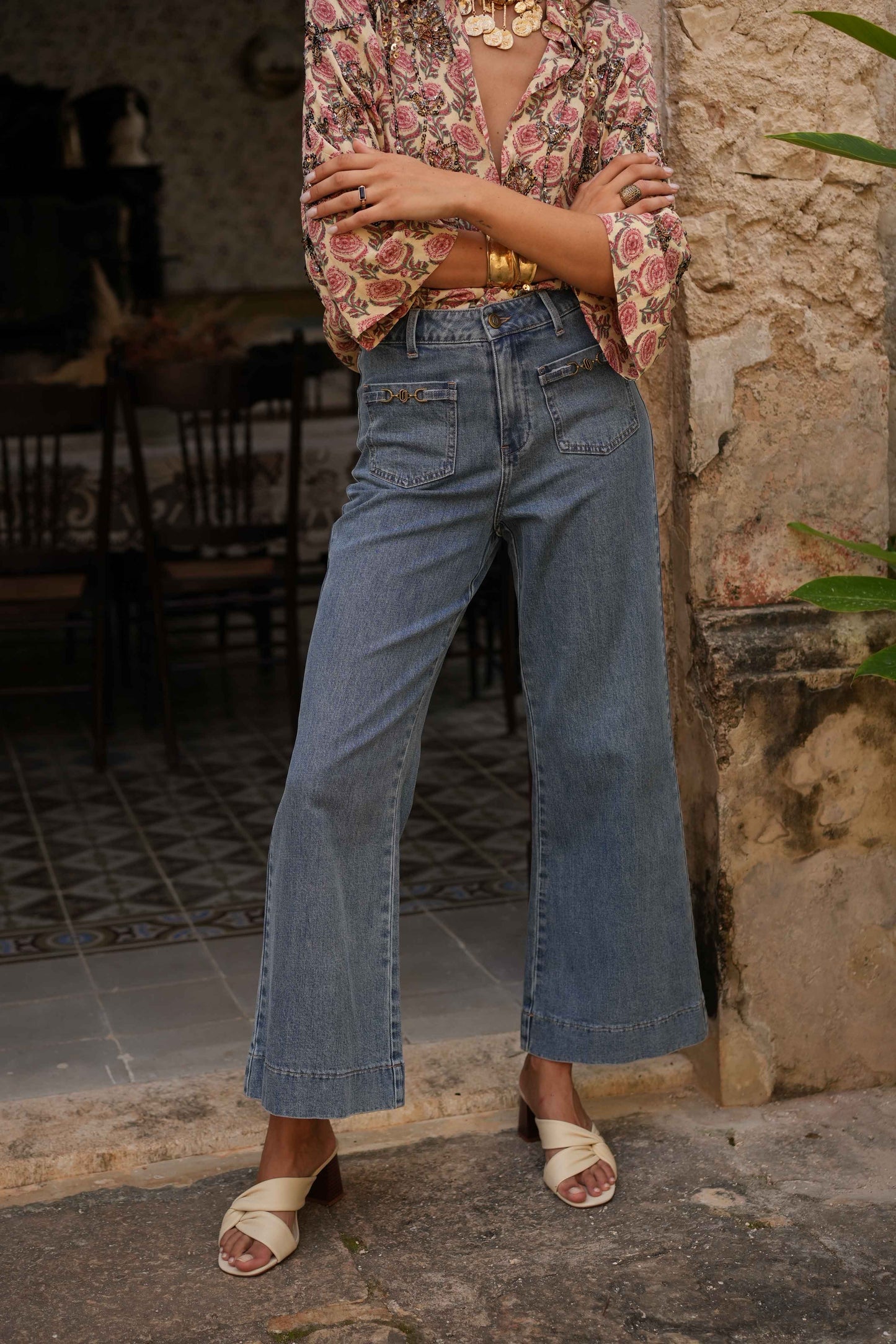 JEANS PALAZZO